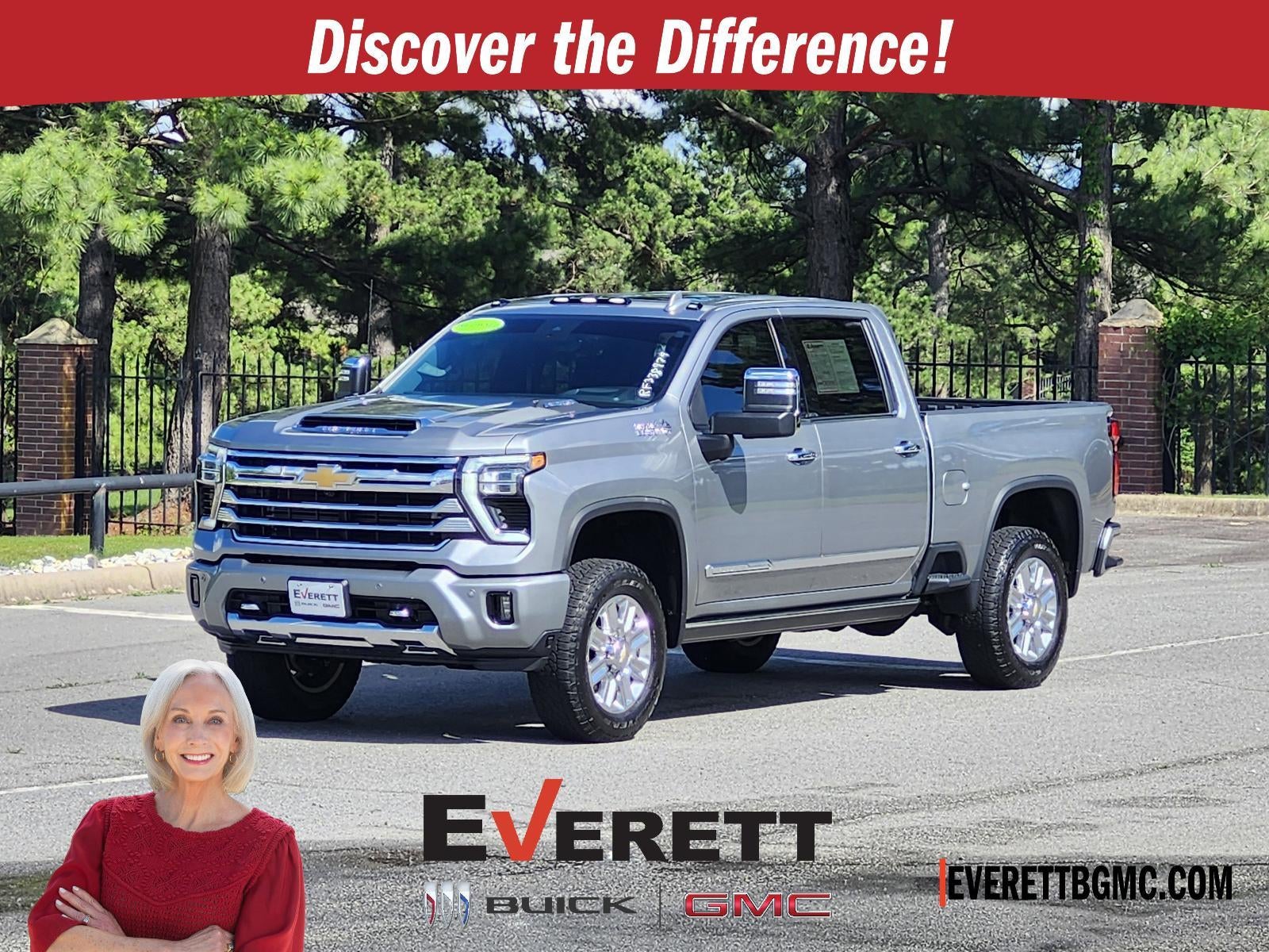 2024 Chevrolet Silverado 2500 HD High Country in Sterling Gray Metallic — front three-quarter view
