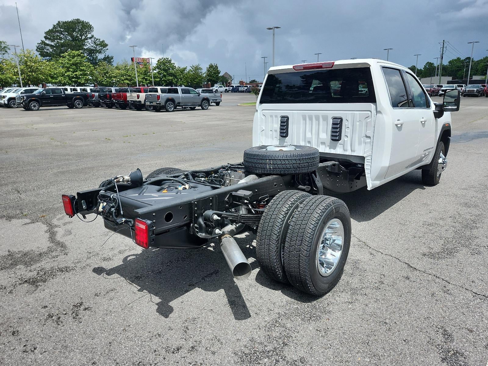 2026 GMC Sierra 3500 HD Chassis Cab — rear three-quarter view