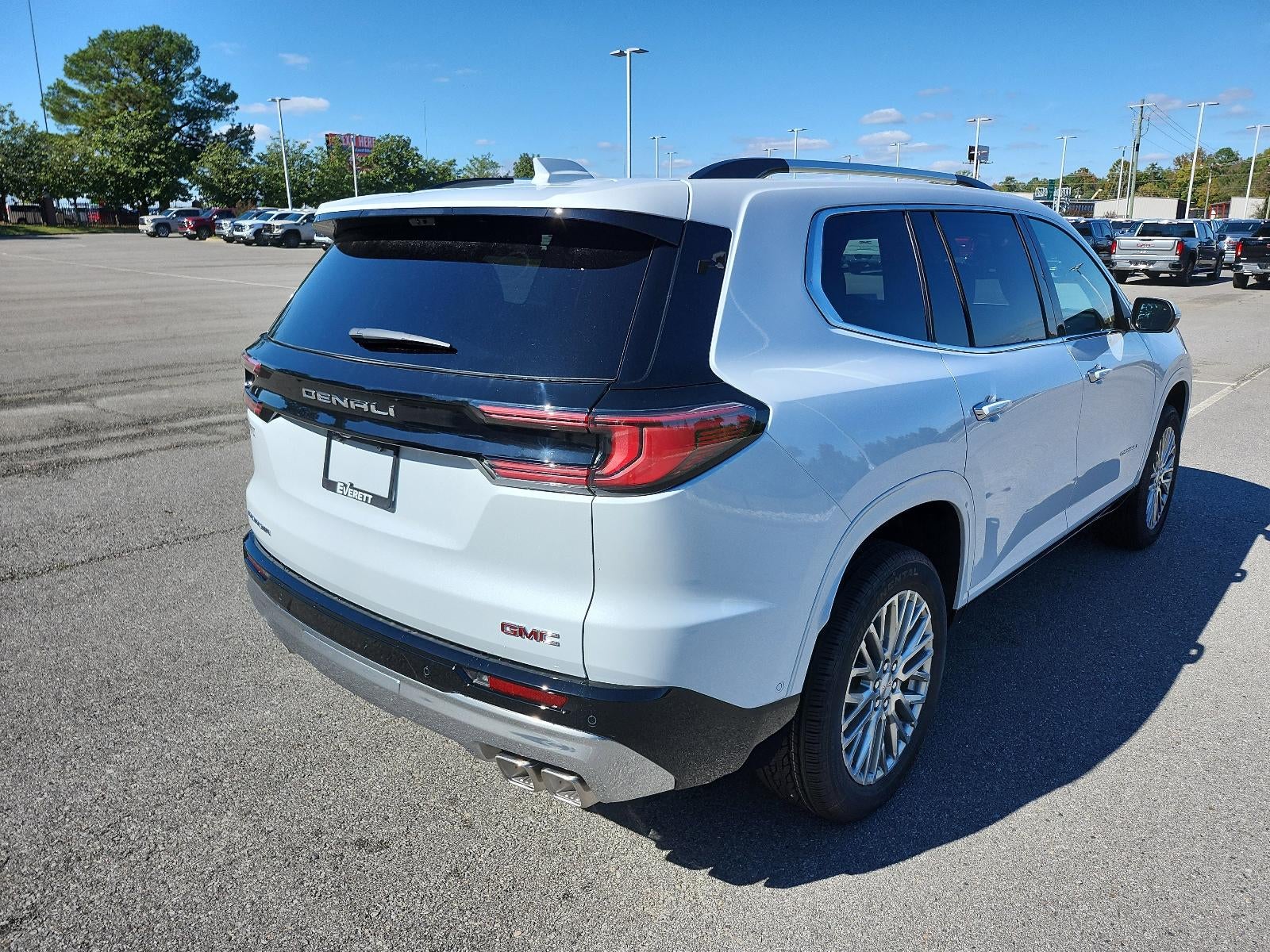 2026 GMC Acadia — rear three-quarter view