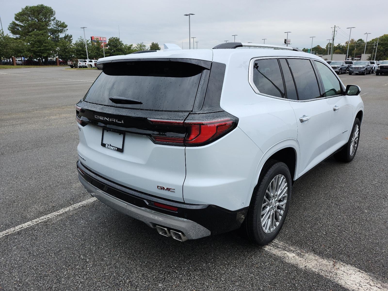 2026 GMC Acadia — rear three-quarter view