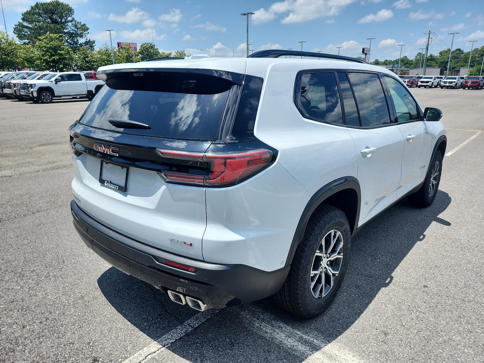 2026 GMC Acadia — rear three-quarter view