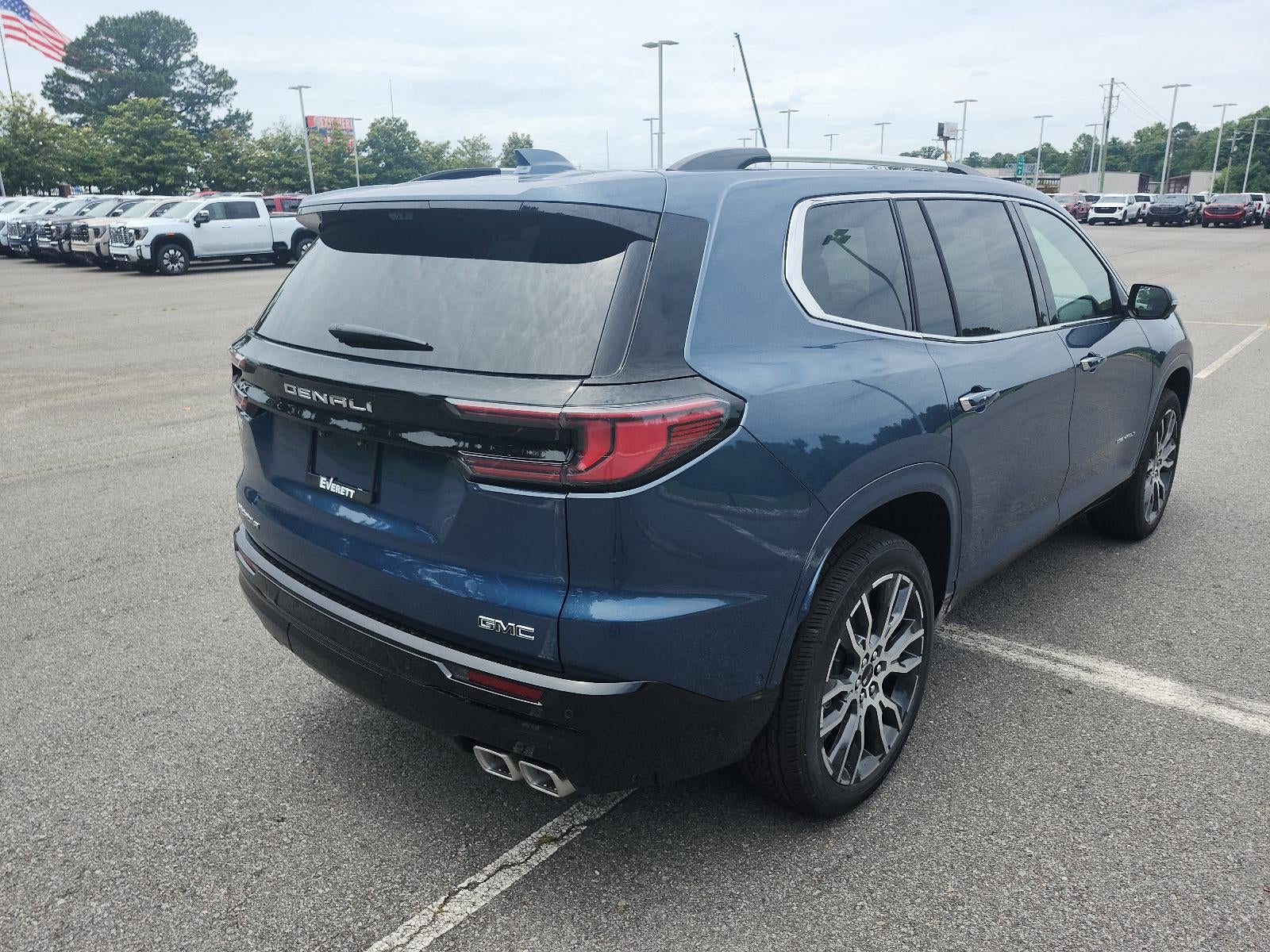 2026 GMC Acadia — rear three-quarter view