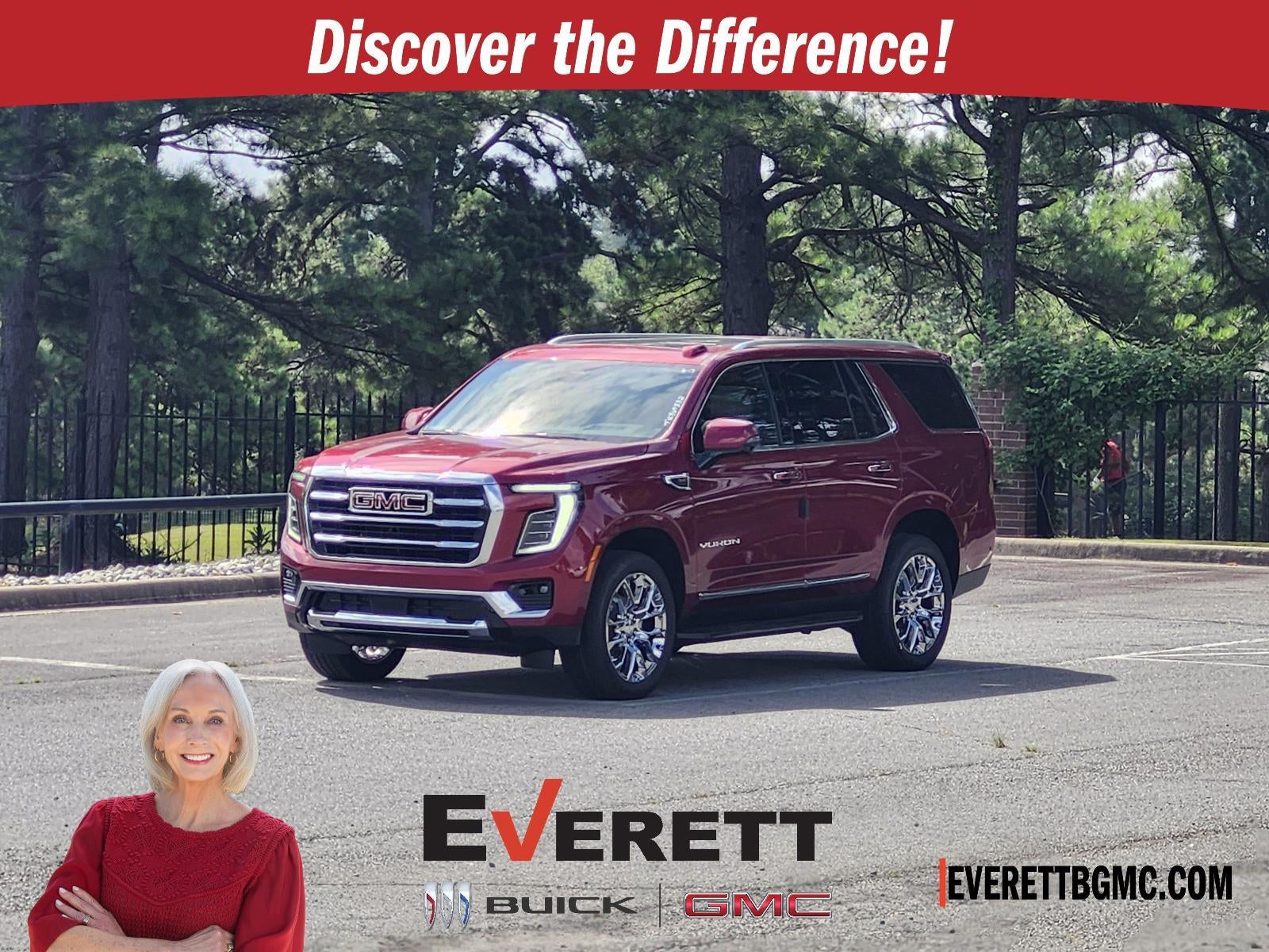 2026 GMC Yukon 4WD 4dr Elevation in Volcanic Red Tintcoat — front three-quarter view