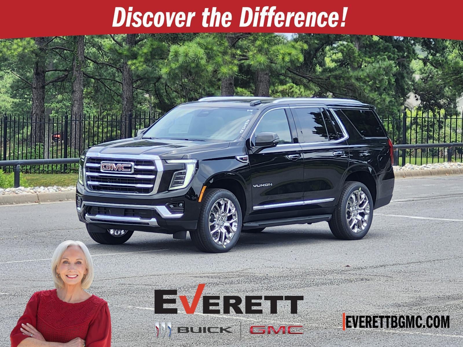 2026 GMC Yukon 4WD 4dr Elevation in Onyx Black — front three-quarter view
