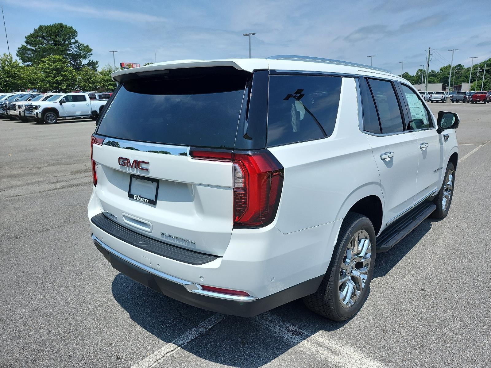 2026 GMC Yukon — rear three-quarter view