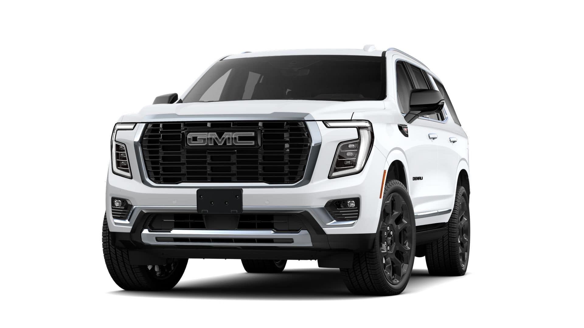 2026 GMC Yukon 4WD 4dr Denali in Summit White — front three-quarter view