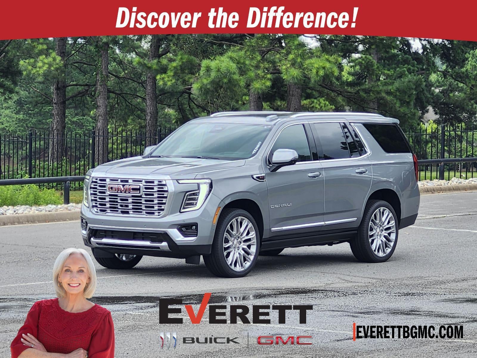 2026 GMC Yukon 4WD 4dr Denali in Sterling Metallic — front three-quarter view