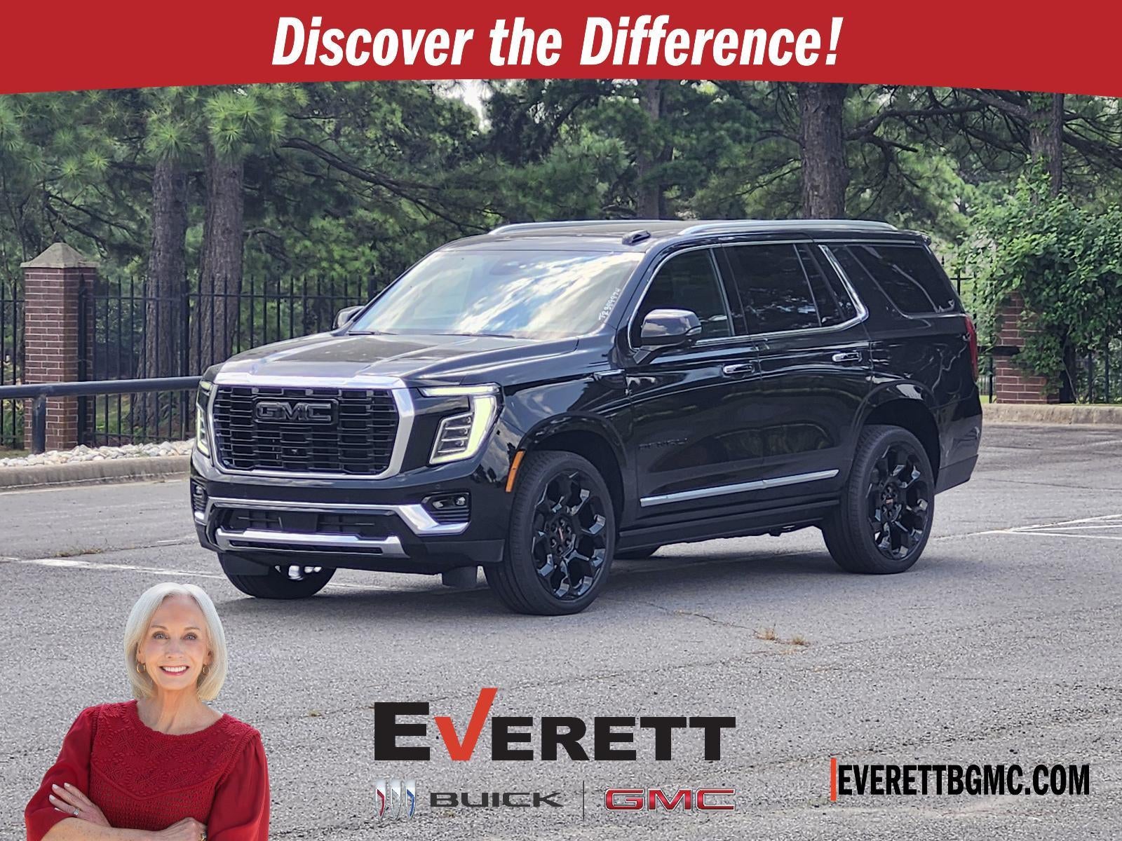 2026 GMC Yukon 4WD 4dr Denali in Onyx Black — front three-quarter view