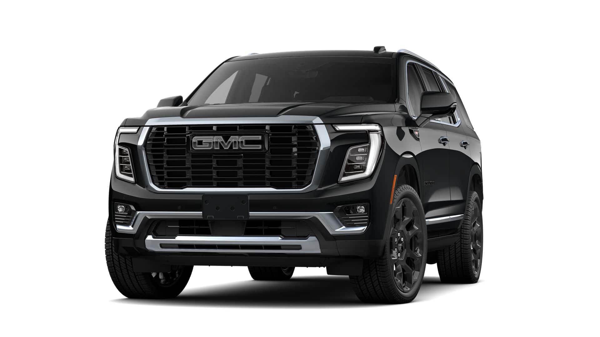2026 GMC Yukon 4WD 4dr Denali in Onyx Black — front three-quarter view