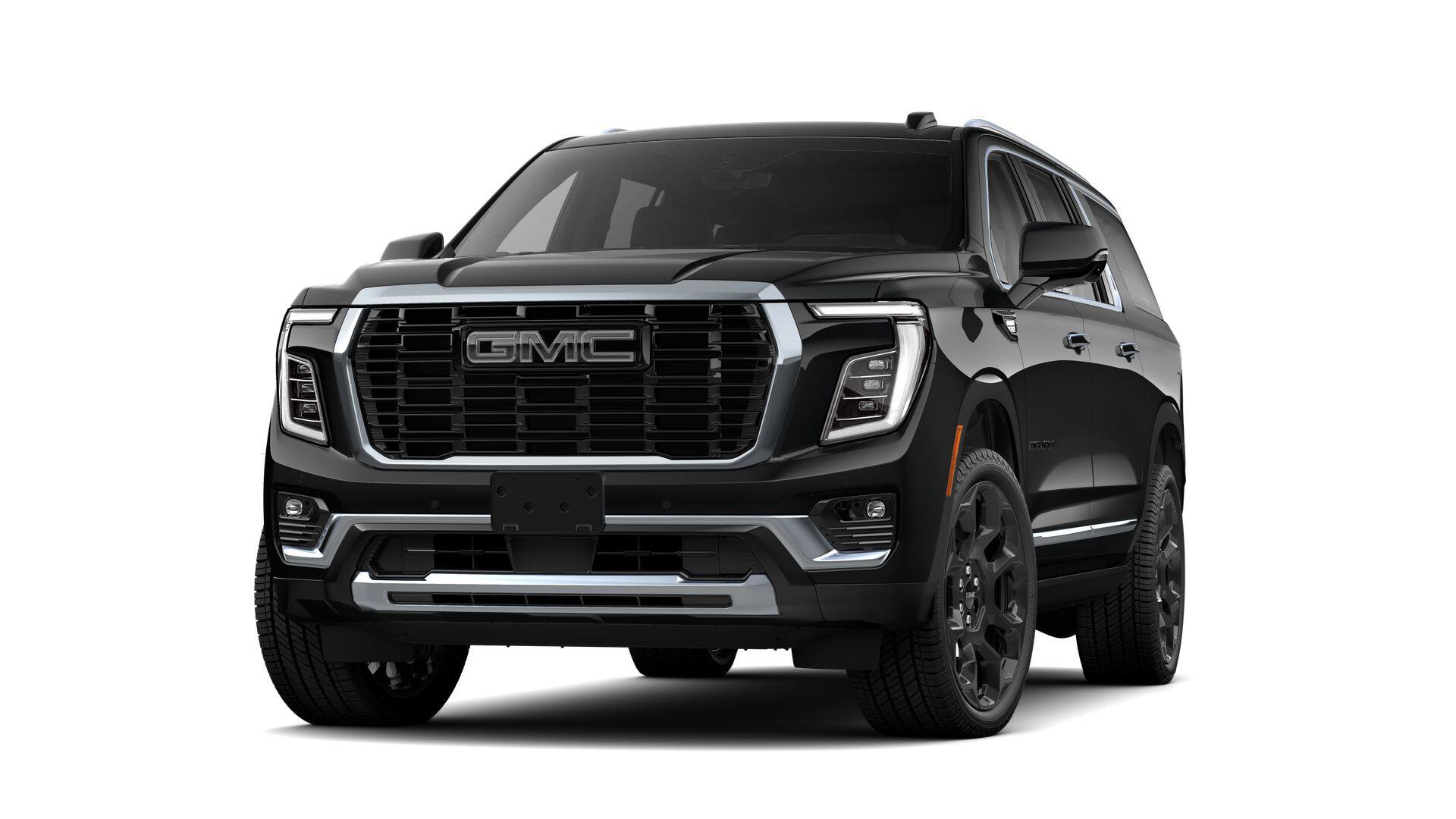 2026 GMC Yukon XL 4WD 4dr Denali in Onyx Black — front three-quarter view
