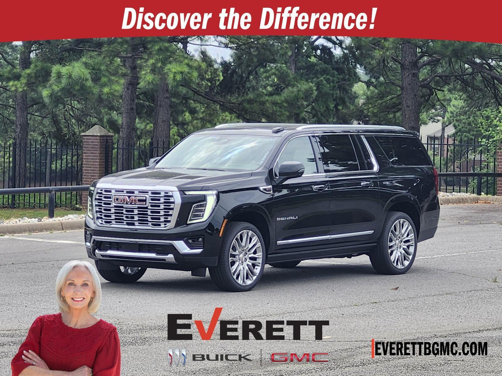 2026 GMC Yukon XL 4WD 4dr Denali in Onyx Black — front three-quarter view
