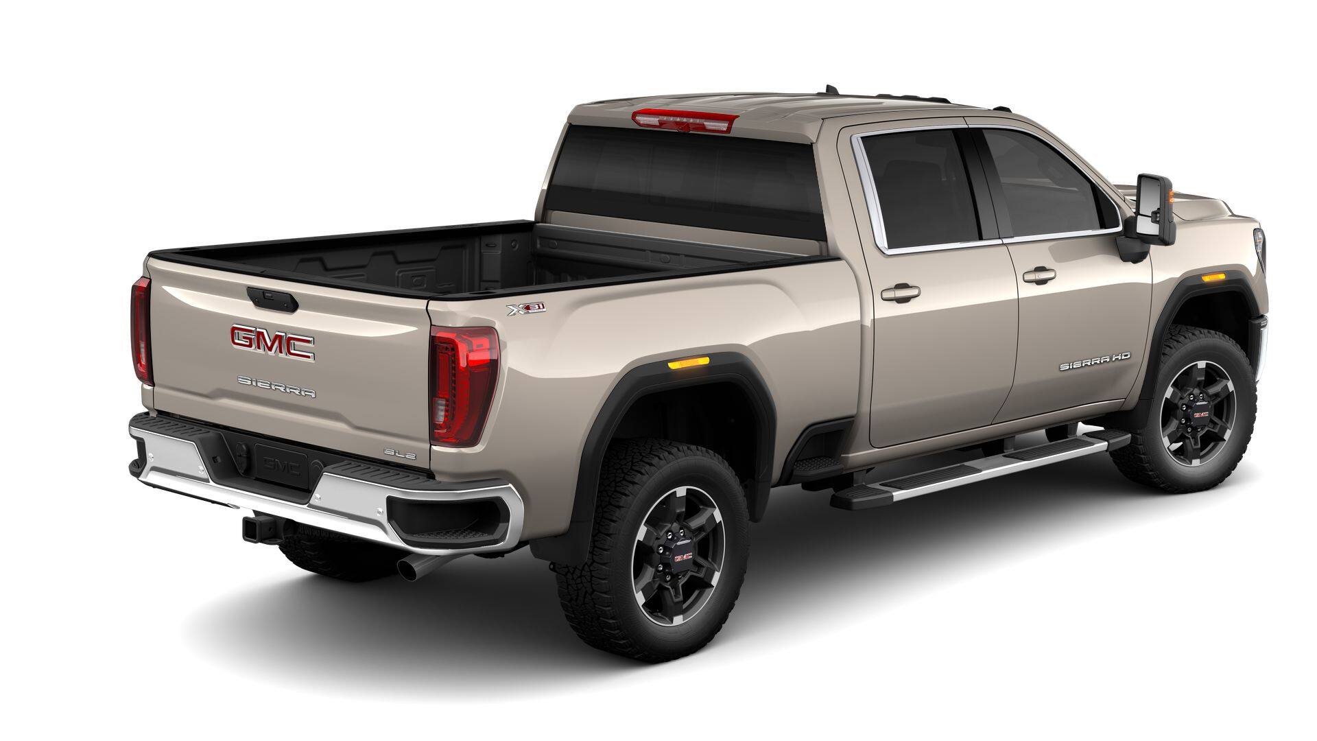 2026 GMC Sierra 2500 HD — rear three-quarter view