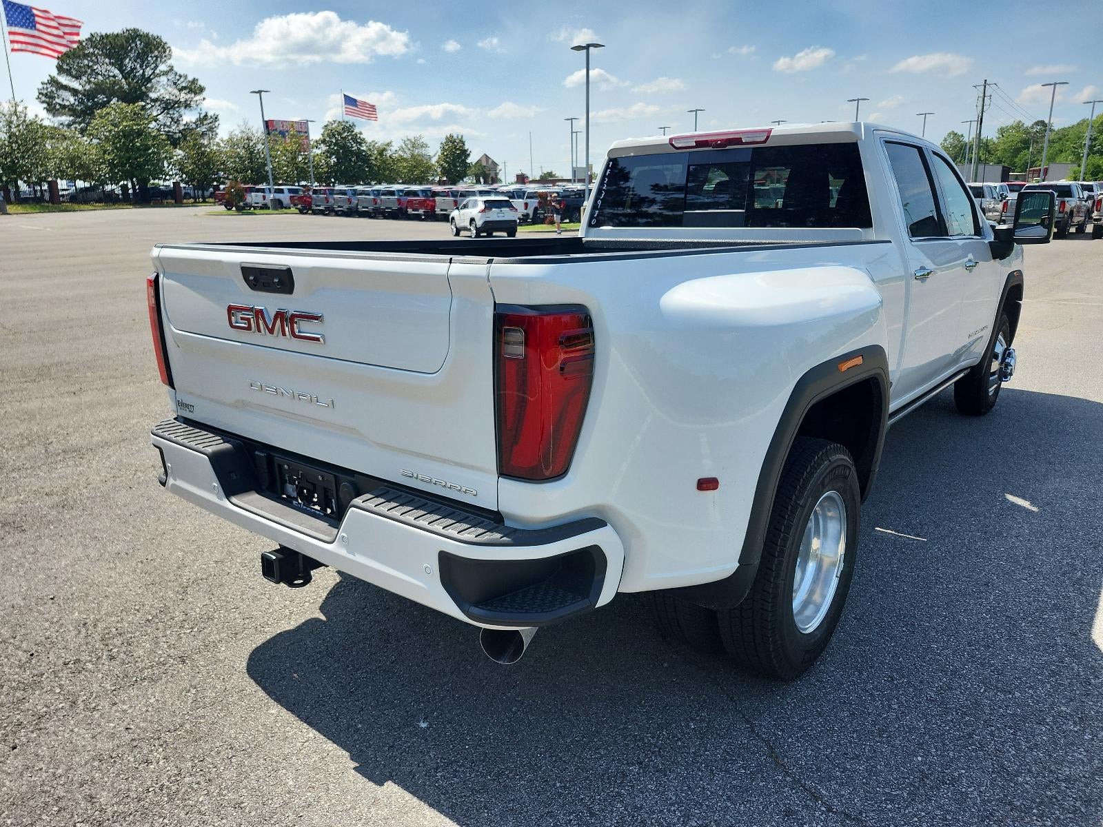 2026 GMC Sierra 3500 HD — rear three-quarter view