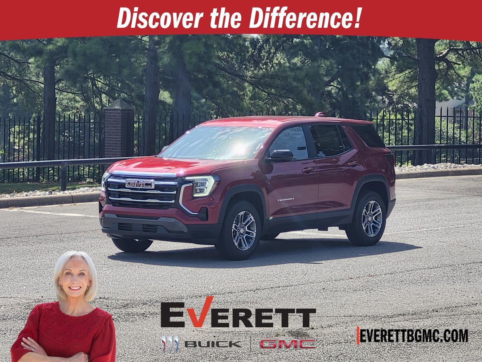 2027 GMC Terrain FWD 4dr Elevation in Volcanic Red Tintcoat — front three-quarter view