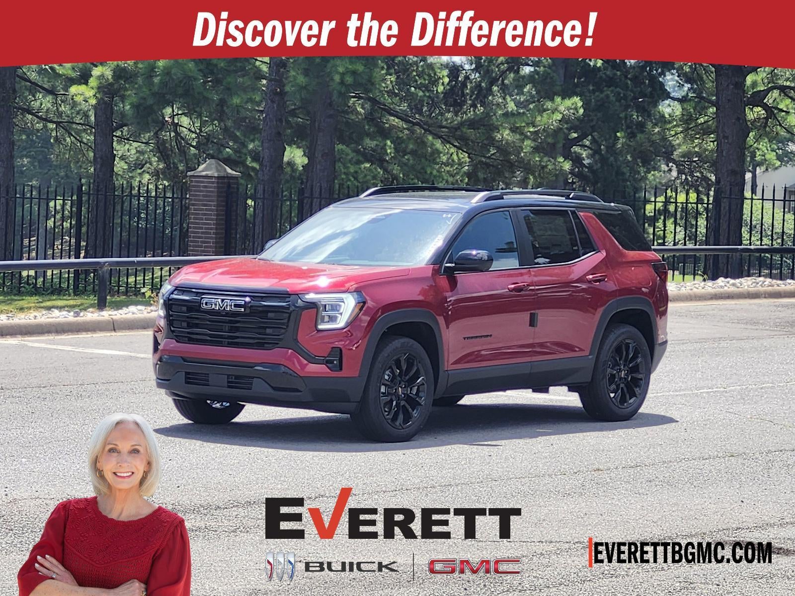 2026 GMC Terrain FWD 4dr Elevation in Volcanic Red Tintcoat — front three-quarter view