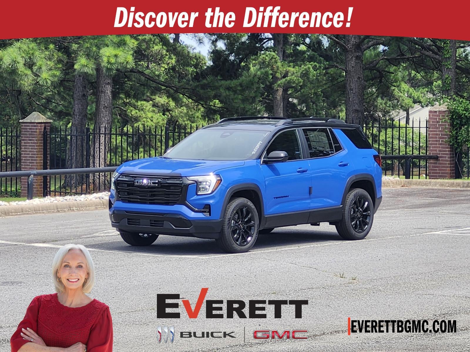 2026 GMC Terrain FWD 4dr Elevation in Rapids Metallic — front three-quarter view