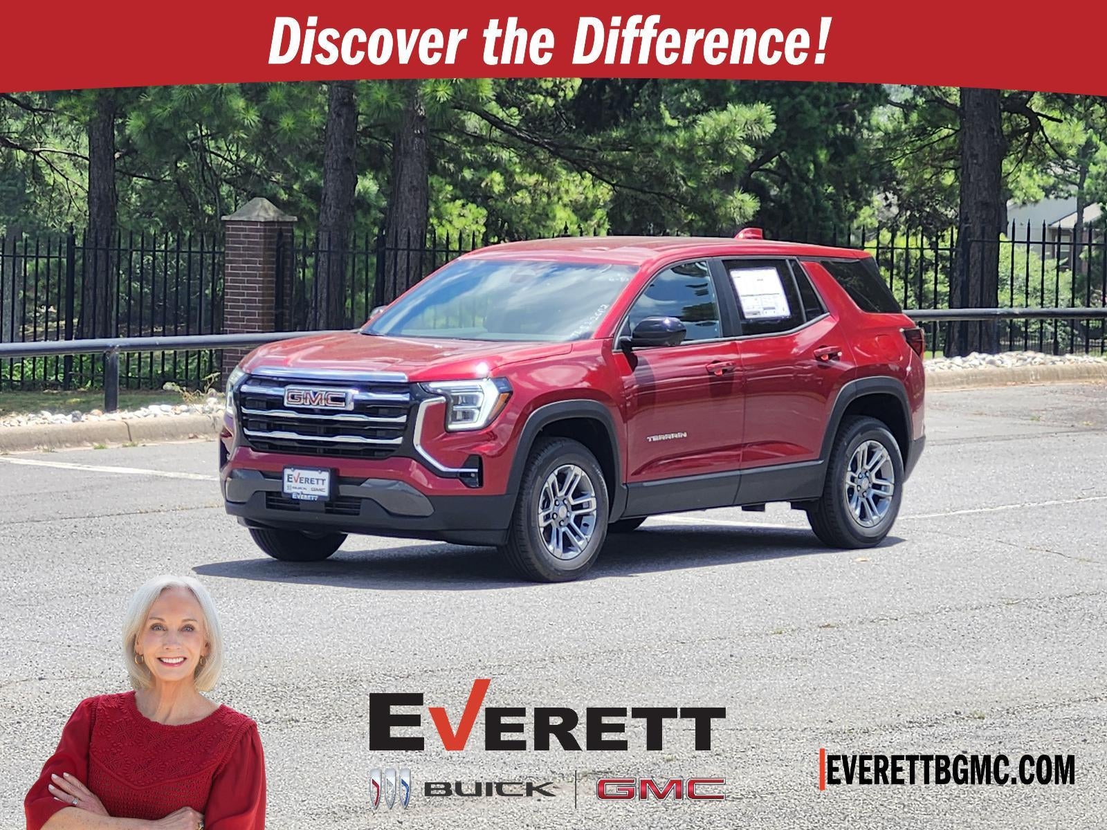 2026 GMC Terrain FWD 4dr Elevation in Volcanic Red Tintcoat — front three-quarter view