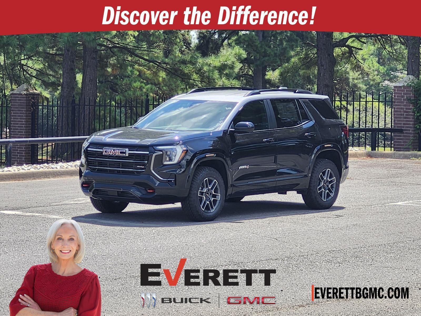 2026 GMC Terrain AWD 4dr AT4 in Ebony Twilight Metallic — front three-quarter view