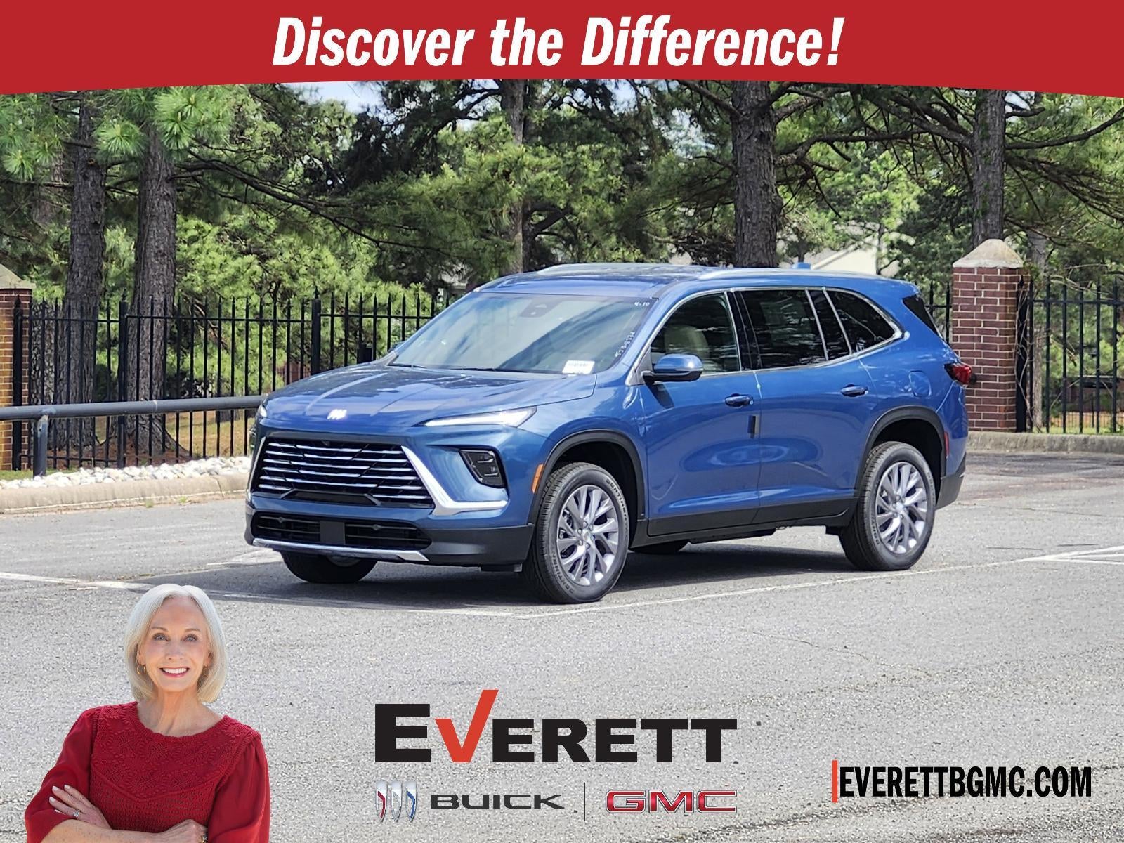 2026 Buick Enclave 4dr Preferred in Ocean Blue Metallic — front three-quarter view