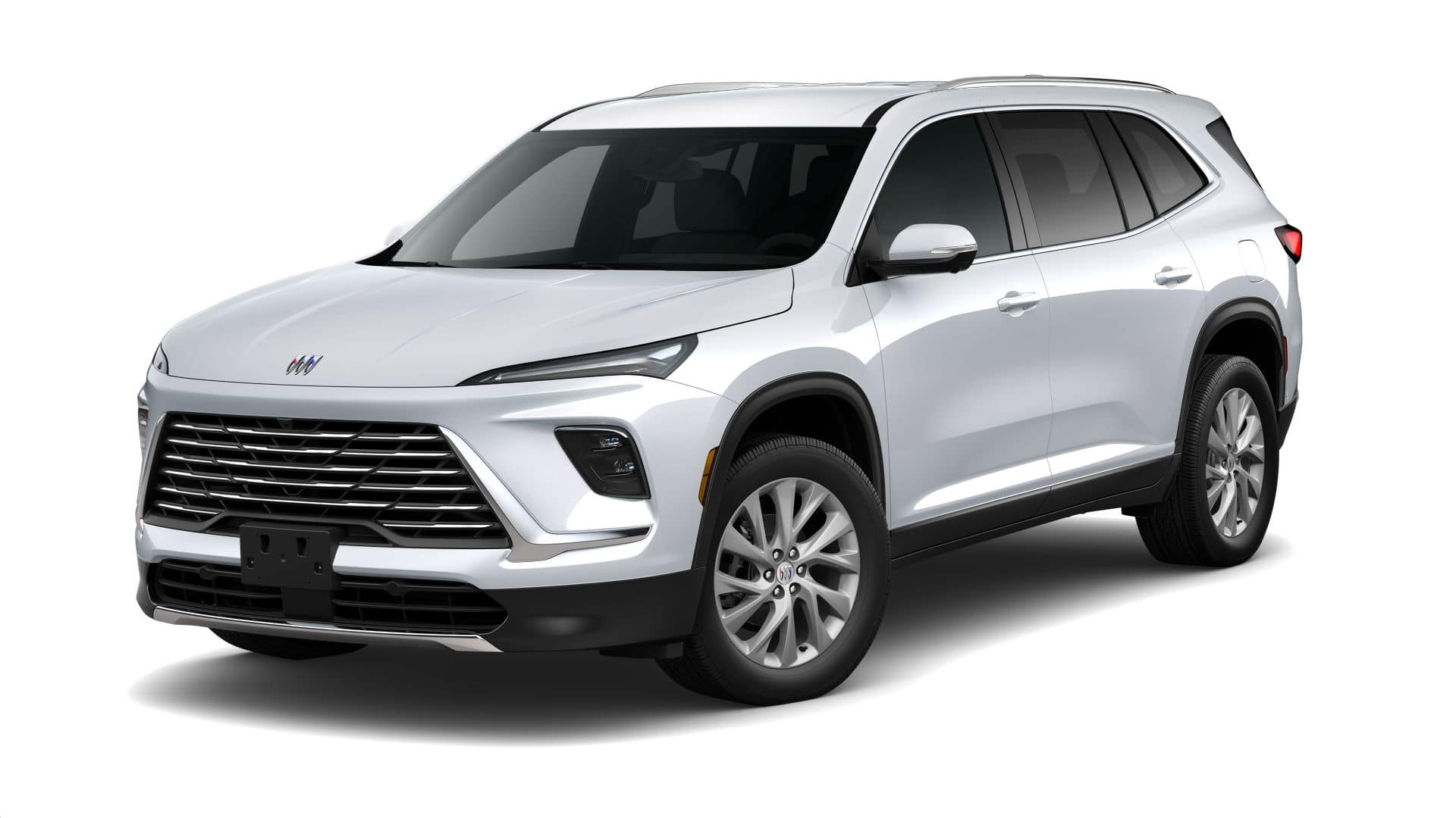 2026 Buick Enclave 4dr Preferred in Iridescent White Tricoat — front three-quarter view