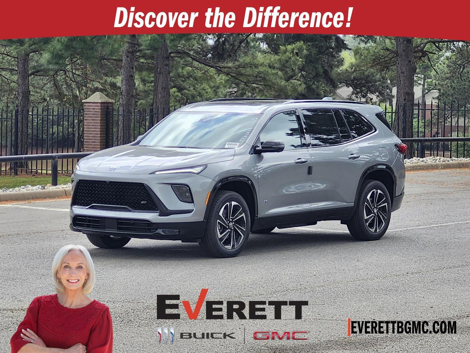 2026 Buick Enclave 4dr Sport Touring in Moonstone Gray Metallic — front three-quarter view