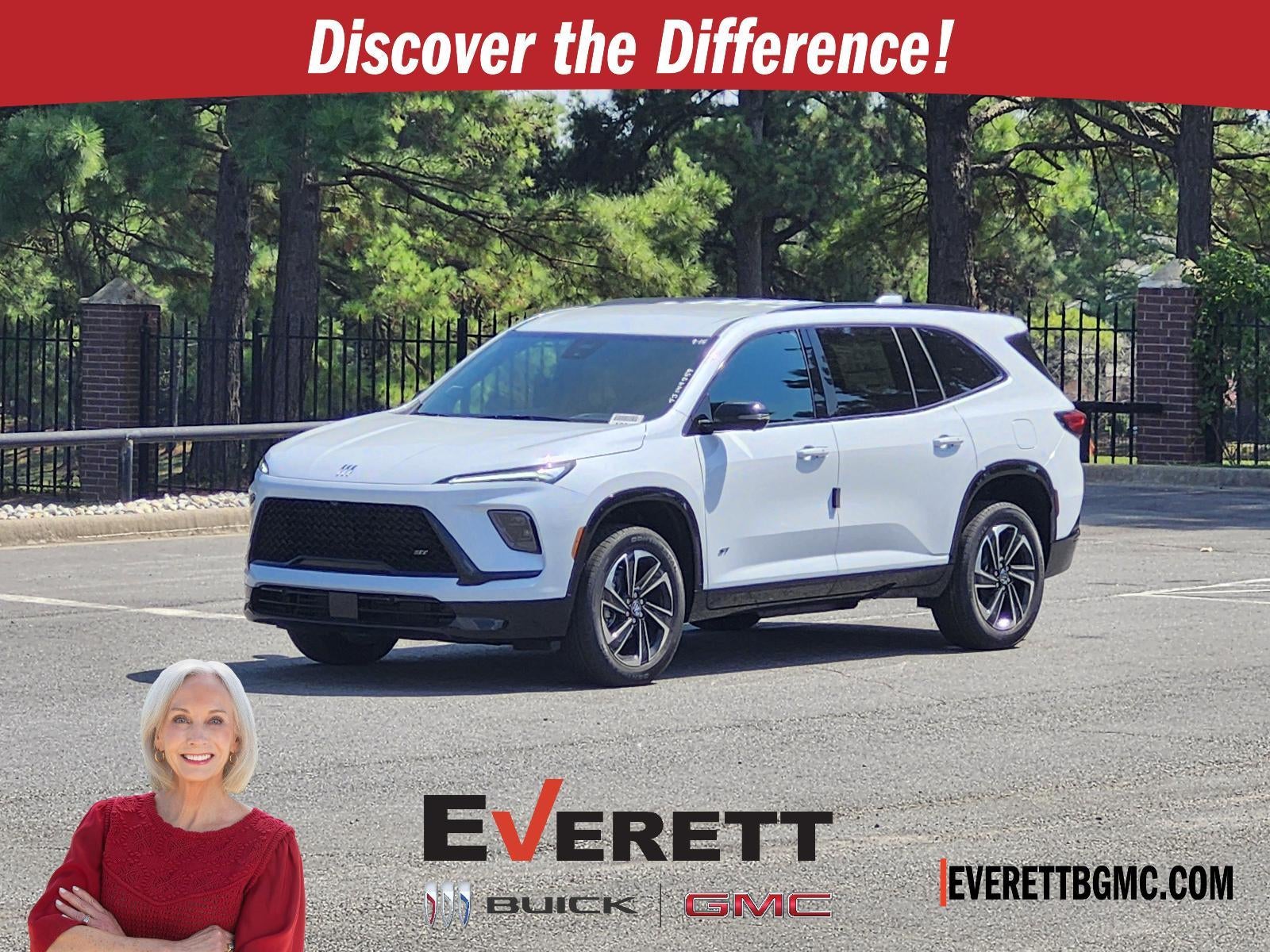 2026 Buick Enclave 4dr Sport Touring in Iridescent White Tricoat — front three-quarter view