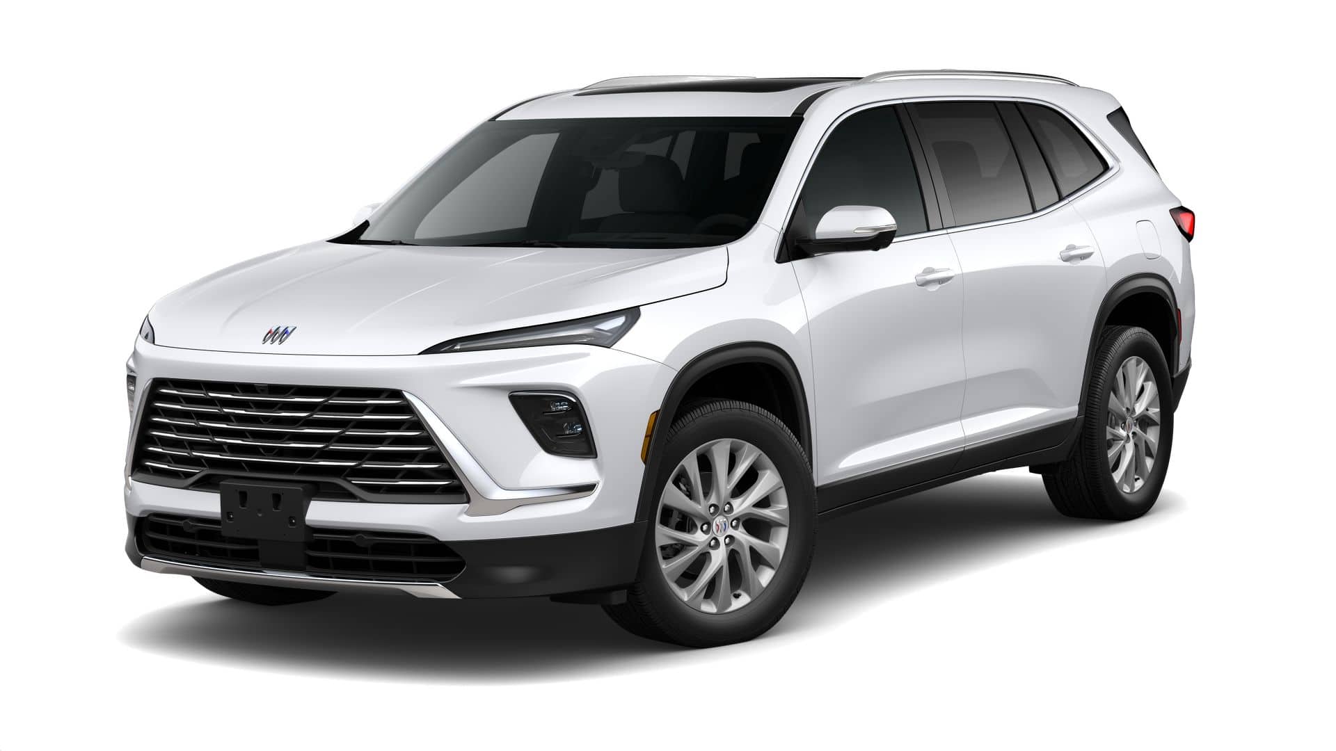 2026 Buick Enclave 4dr Preferred in Summit White — front three-quarter view