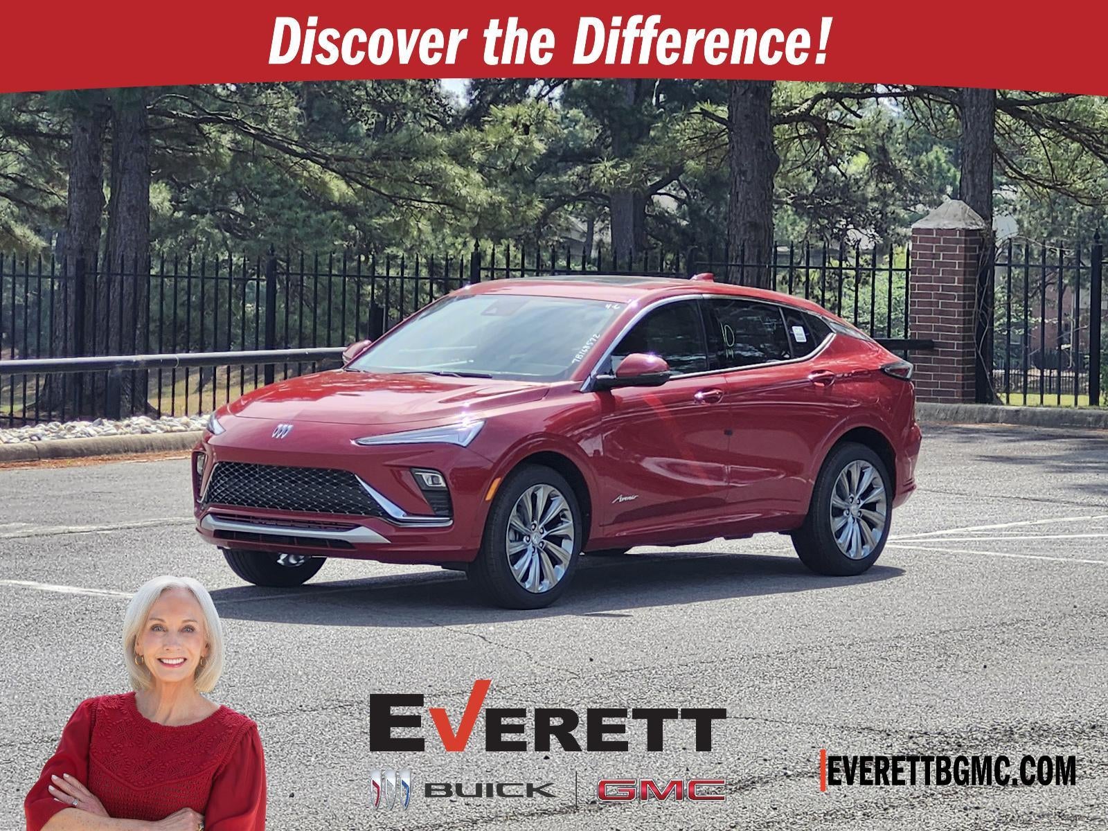 2026 Buick Envista FWD 4dr Avenir in Brilliant Red — front three-quarter view