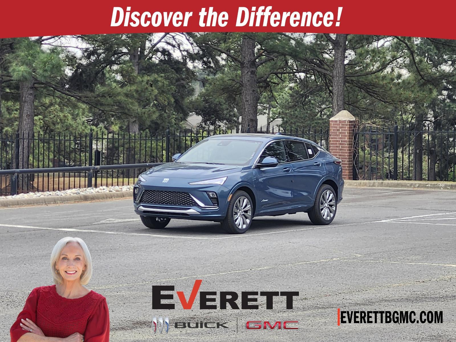 2026 Buick Envista FWD 4dr Avenir in Ocean Blue Metallic — front three-quarter view