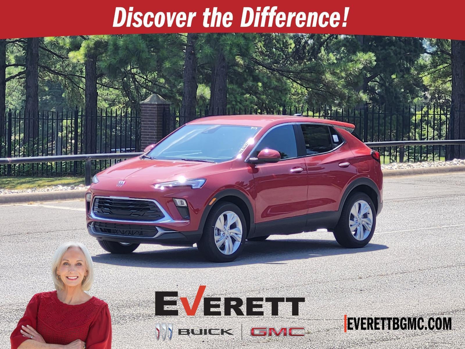 2026 Buick Encore GX Preferred FWD in Brilliant Red — front three-quarter view
