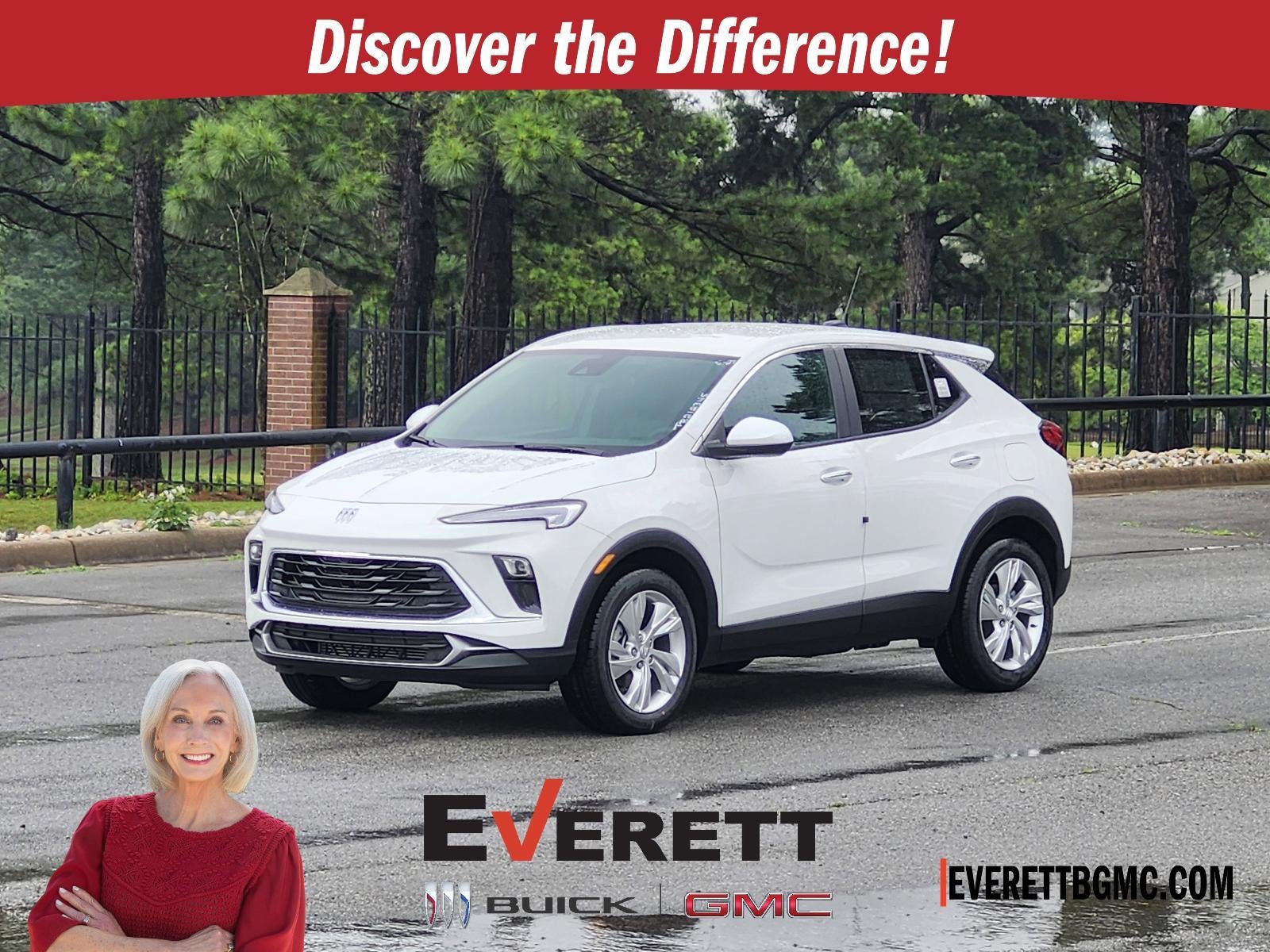 2026 Buick Encore GX Preferred FWD in Summit White — front three-quarter view