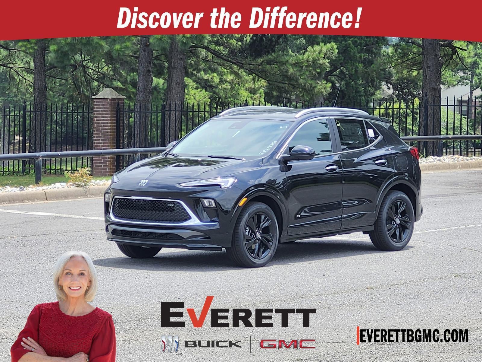 2026 Buick Encore GX Sport Touring FWD in Ebony Twilight Metallic — front three-quarter view