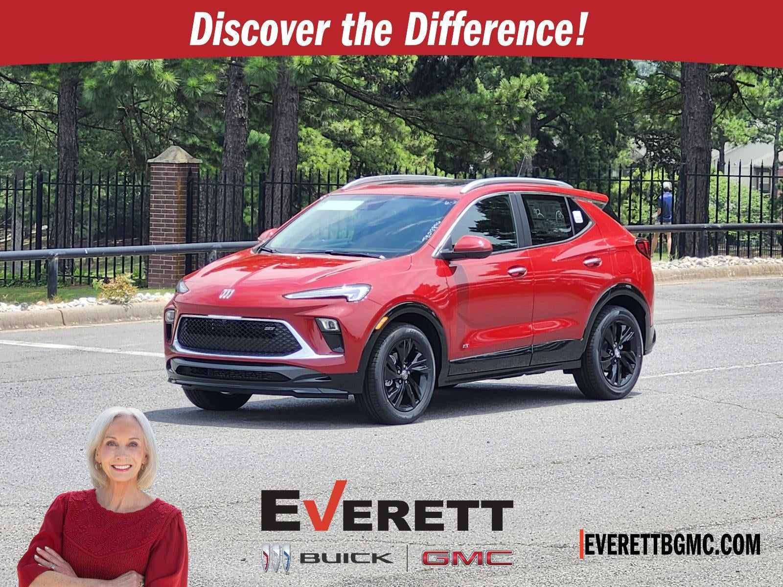 2026 Buick Encore GX Sport Touring FWD in Brilliant Red — front three-quarter view