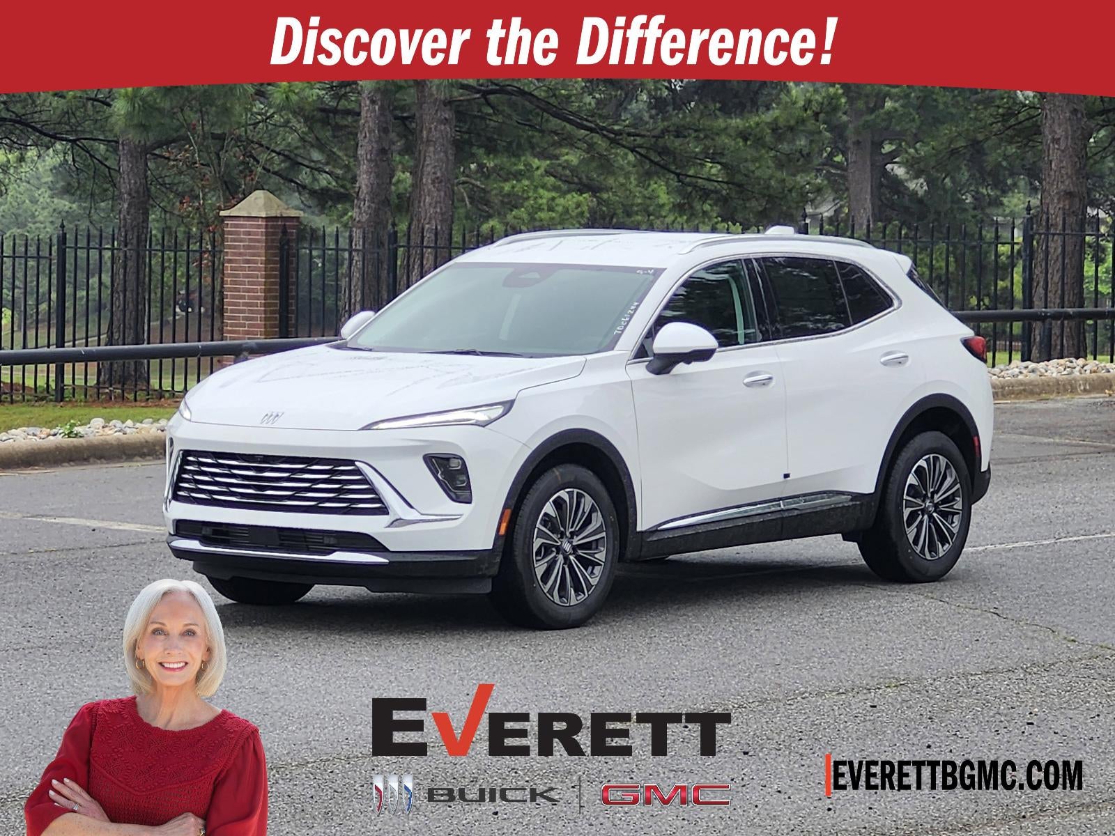 2026 Buick Envision AWD 4dr Preferred in Summit White — front three-quarter view