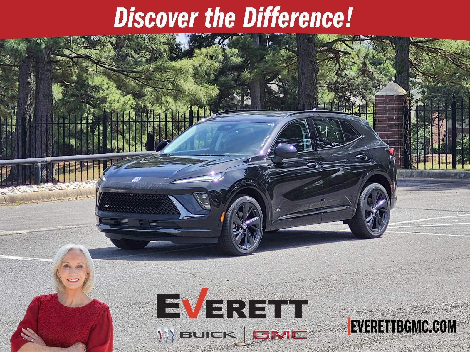 2026 Buick Envision AWD 4dr Sport Touring in Ebony Twilight Metallic — front three-quarter view