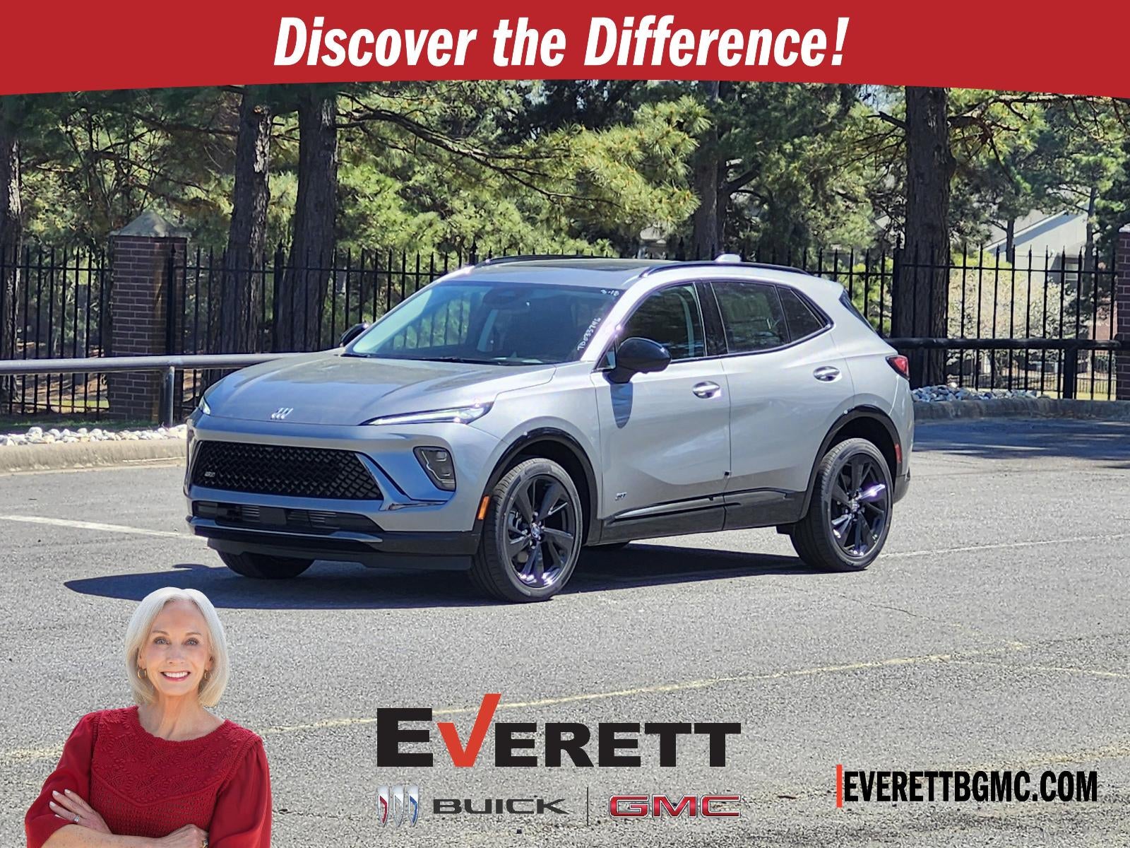 2026 Buick Envision AWD 4dr Sport Touring in Moonstone Gray Metallic — front three-quarter view