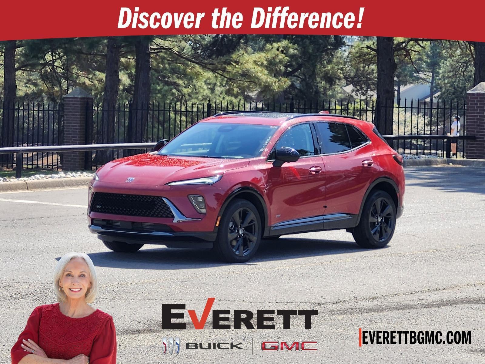 2026 Buick Envision AWD 4dr Sport Touring in Brilliant Red — front three-quarter view