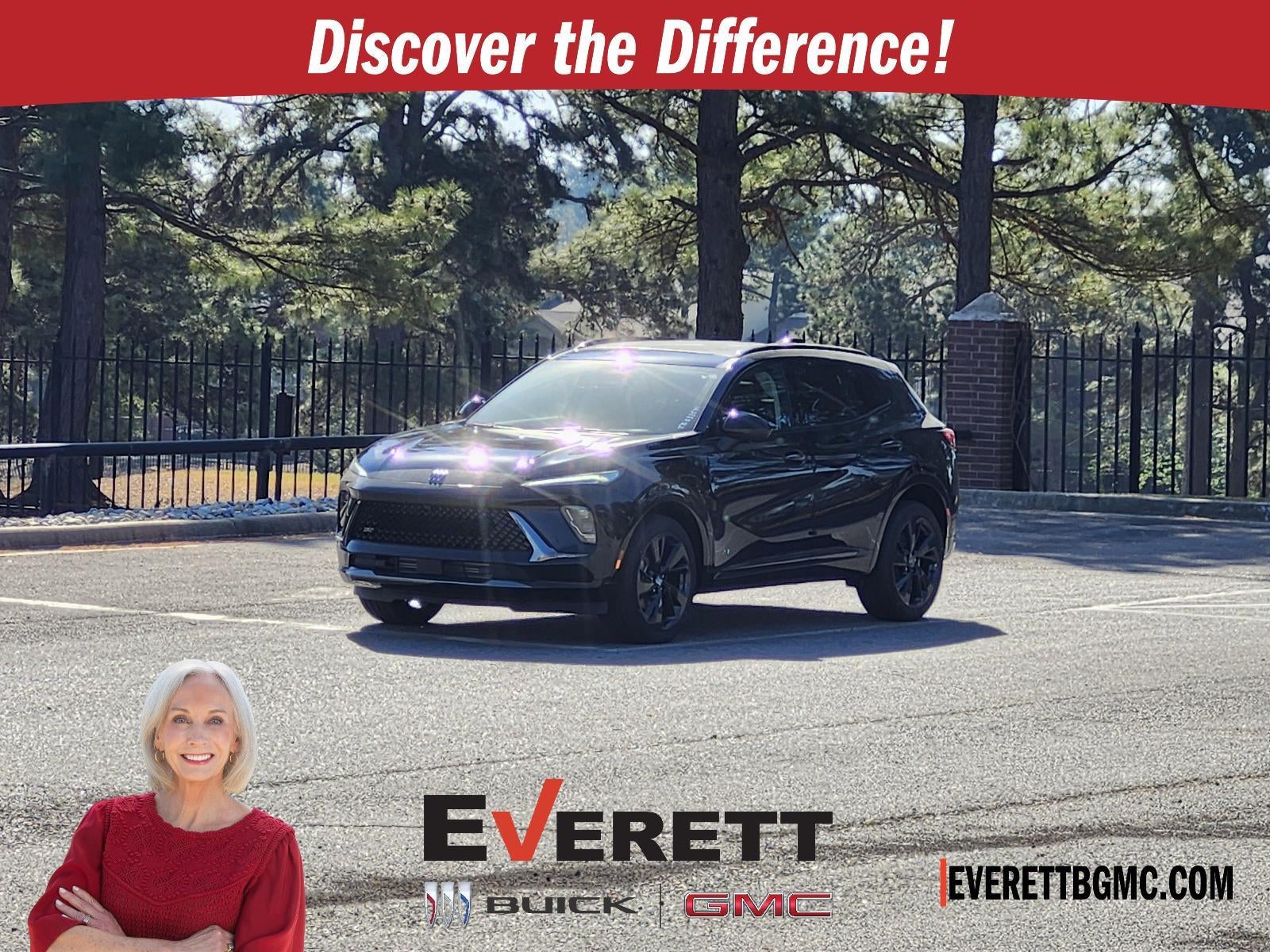 2026 Buick Envision AWD 4dr Sport Touring in Ebony Twilight Metallic — front three-quarter view