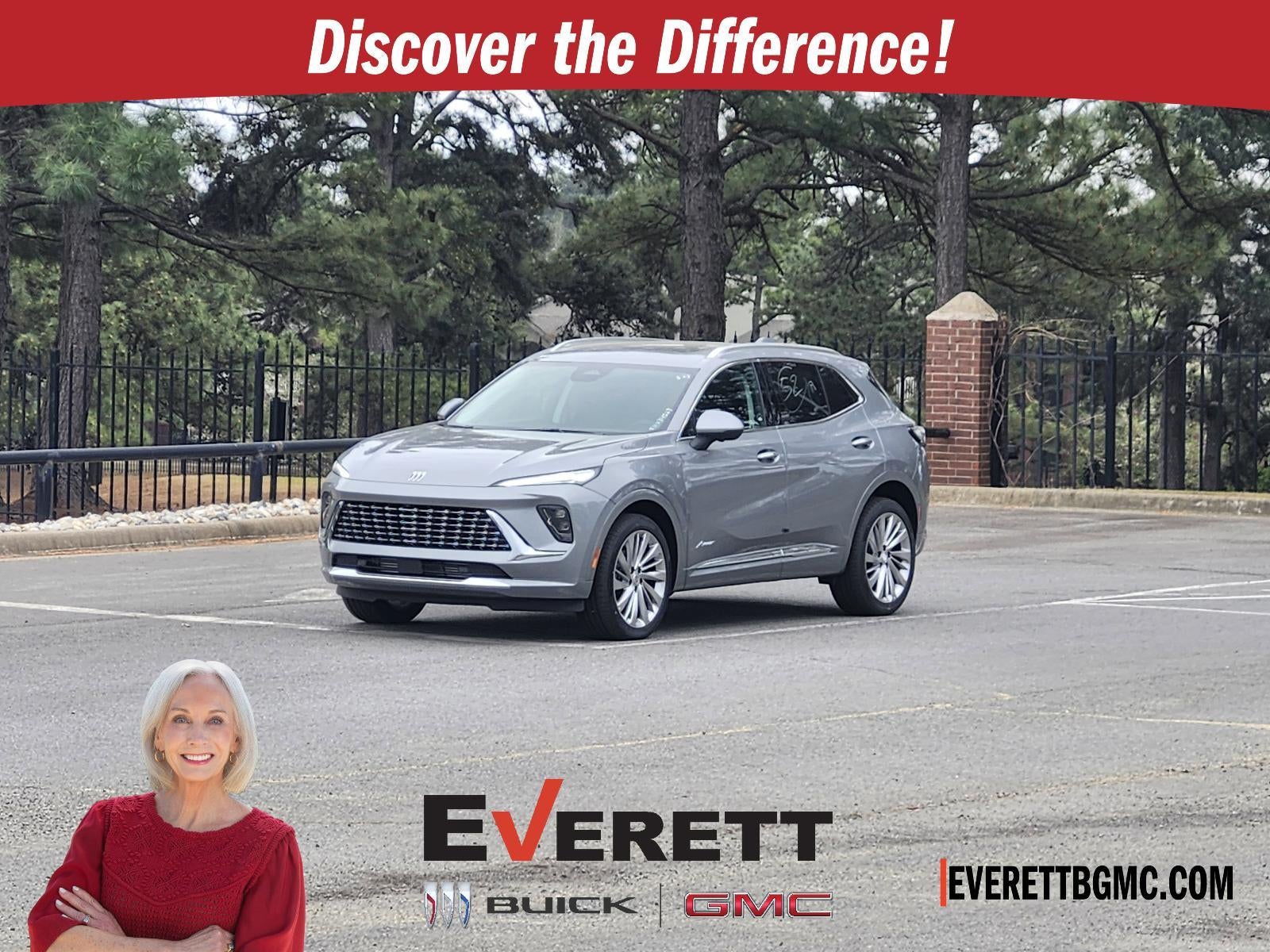 2026 Buick Envision AWD 4dr Avenir in Moonstone Gray Metallic — front three-quarter view