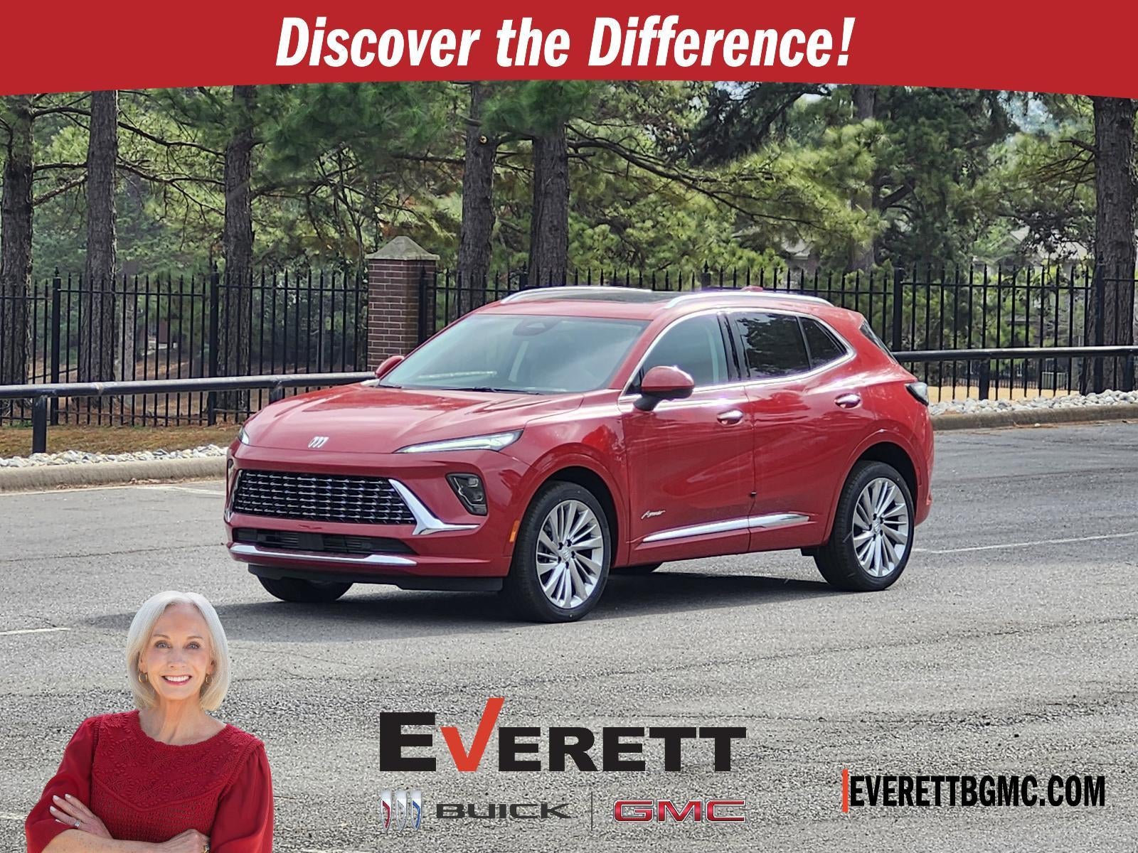 2026 Buick Envision AWD 4dr Avenir in Brilliant Red — front three-quarter view
