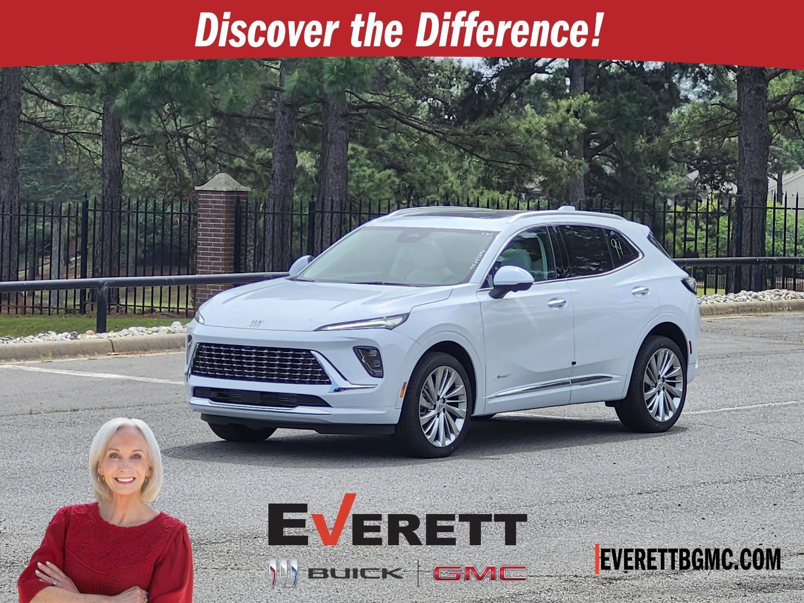 2026 Buick Envision AWD 4dr Avenir in Iridescent White Tricoat — front three-quarter view