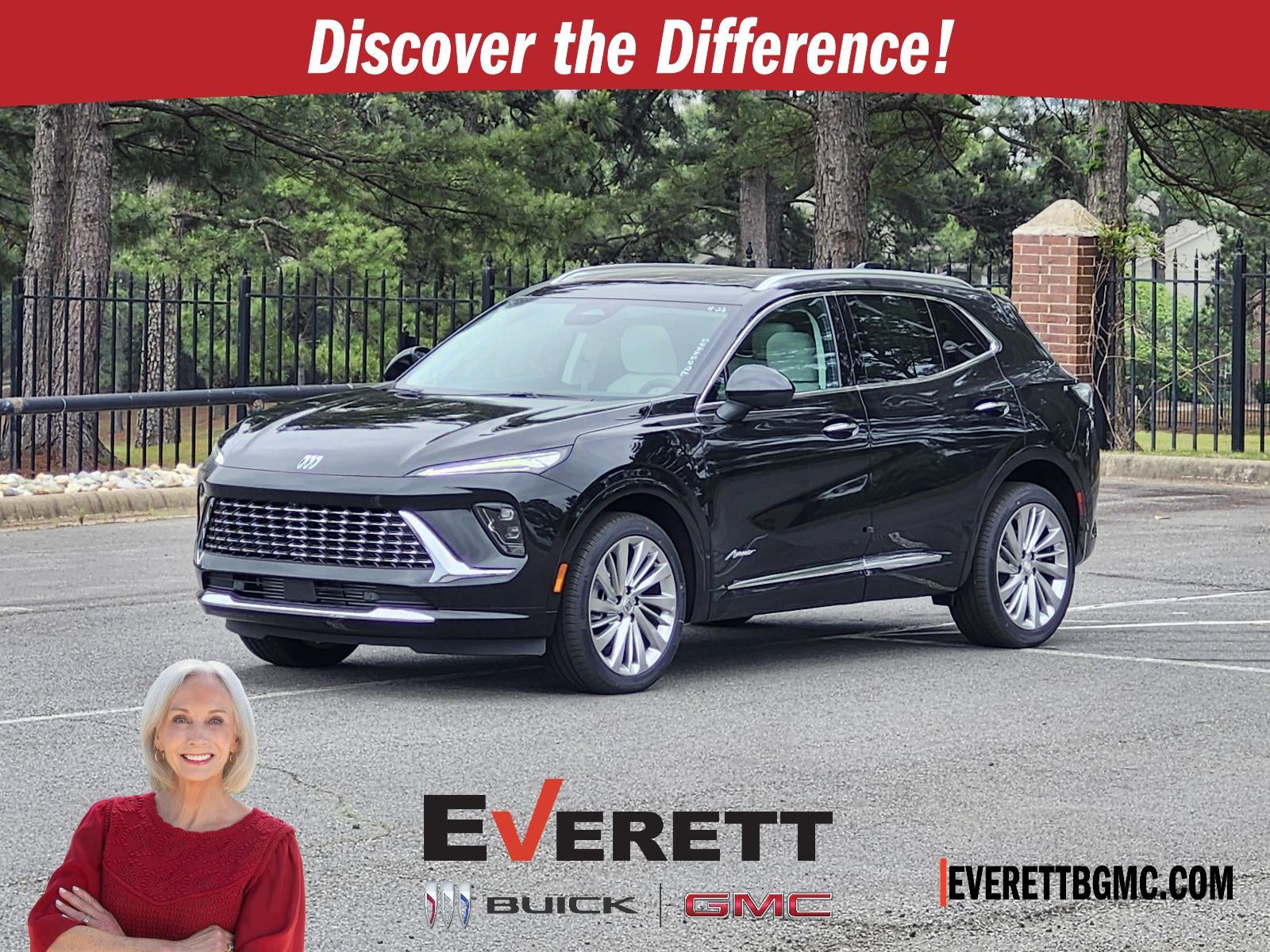 2026 Buick Envision AWD 4dr Avenir in Ebony Twilight Metallic — front three-quarter view